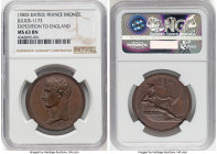 Napoleon bronze "Expedition to England" Medal 1803-Dated MS63 Brown NGC, Julius-1173. 34mm. By Brenet. HID09801242017 © 2023 Heritage Auctions | All R...