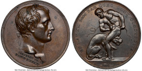 Napoleon bronze "Camp at Boulogne" Medal 1804-Dated MS61 Brown NGC, Bramsen-320. 41mm. By Jeuffroy. HID09801242017 © 2023 Heritage Auctions | All Righ...