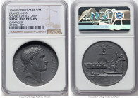 Napoleon white metal "Sovereignities Given" Medal 1806-Dated UNC Details (Damaged) NGC, Bramsen-553. 40mm. By Andrieu. Denon as mintmaster. NAPOLEON E...