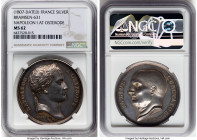 Napoleon silver "Napoleon I at Osterode" Medal 1807-Dated MS62 NGC, Bramsen-631. 41mm. By Andrieu. HID09801242017 © 2023 Heritage Auctions | All Right...