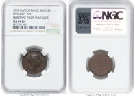 Napoleon bronze "Hortense Paris Mint Visit" Medal 1808-Dated MS64 Brown NGC, Bramsen-769. HID09801242017 © 2023 Heritage Auctions | All Rights Reserve...
