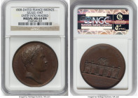 Napoleon bronze "Entry into Madrid" Medal 1808-Dated MS64 Brown NGC, Julius-1947. 41mm. By Andrieu and Brenet. HID09801242017 © 2023 Heritage Auctions...