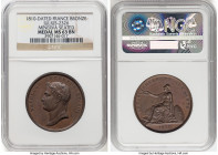 Napoleon bronze "Minerva Seated" Medal 1810-Dated MS63 Brown NGC, Julius-2326. 34mm. HID09801242017 © 2023 Heritage Auctions | All Rights Reserved