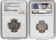 "Restoration of Napoleon" silver Medal 1833-Dated MS61 NGC, Julius-3892. 23mm. By Montagny. HID09801242017 © 2023 Heritage Auctions | All Rights Reser...