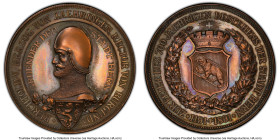 Confederation Specimen "Bern 700th Anniversary of Founding" Medal 1891 SP62 PCGS, SM-587. 50mm. By Homberg. Accompanied by original case of issue. HID...