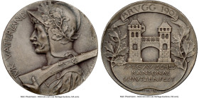 Confederation silver "Aargau-Brugg Shooting Festival" Medal 1902 MS65 NGC, Richter-28b. 32mm. Edge: Cornucopia. HID09801242017 © 2023 Heritage Auction...