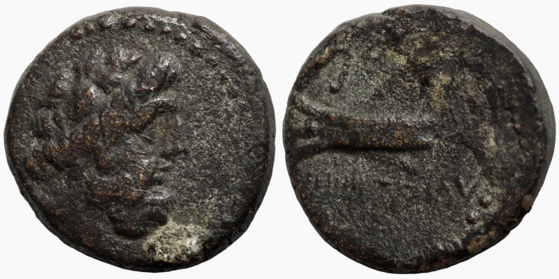 Seleucid Kingom Bronze 2-1 Century BC
15mm 3,73g