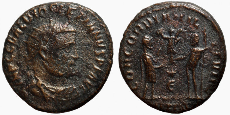 Diocletian, 284-305. Antoninianus (bronze, Antioch. IMP C C VAL DIOCLETIANVS P F...