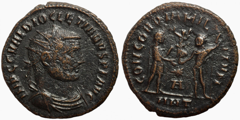 Diocletian, 284-305. Antoninianus (bronze, Antioch. IMP C C VAL DIOCLETIANVS P F...