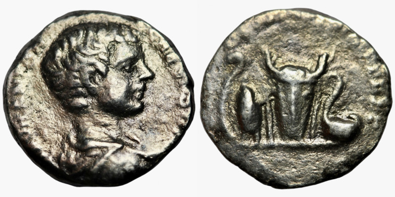 Denarius Geta 198-209 AD
16mm 2,32g