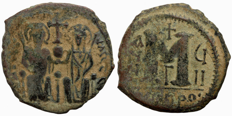 Justin II. and Sophia. (565-578 AD). Follis
30mm 12,55g