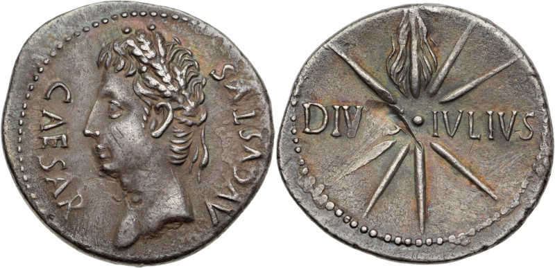 AUGUSTE (27 av. J.-C. - 14 apr. J.-C.)
Denier AR. 3,45 g. Colonia Patricia vers ...