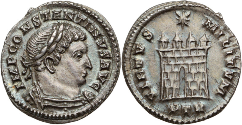 CONSTANTIN LE GRAND (307-337) 
Quinaire d’argent 1,37 g. frappé à Trèves en 308-...