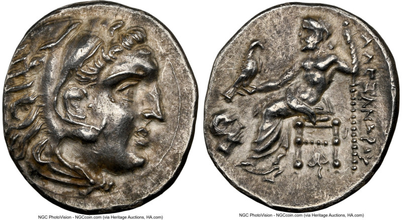 MACEDONIAN KINGDOM. Alexander III the Great (336-323 BC). AR drachm (18mm, 4.28 ...