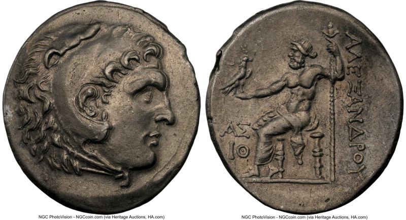 PAMPHYLIA. Aspendus. Ca. 212-181 BC. AR tetradrachm (31mm, 16.80 gm, 12h). NGC A...