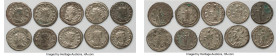 ANCIENT LOTS. Roman Imperial. Lot of ten (10) BI antoniniani. VF-XF, Silvering, porosity. Includes: Ten Roman Imperial BI antoniniani, various rulers ...