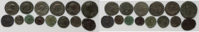 ANCIENT LOTS. Roman Imperial. Lot of fifty-six (56) BI or AE issues. Fine-VF. Includes: Fifty-six Roman Imperial BI or AE issues, various rulers and t...