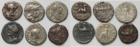 ANCIENT LOTS. Mixed. Lot of six (6) AR denarii. Fine-VF. Includes: Four Roman Republican and two Roman Imperial denarii, various types. Total of six (...