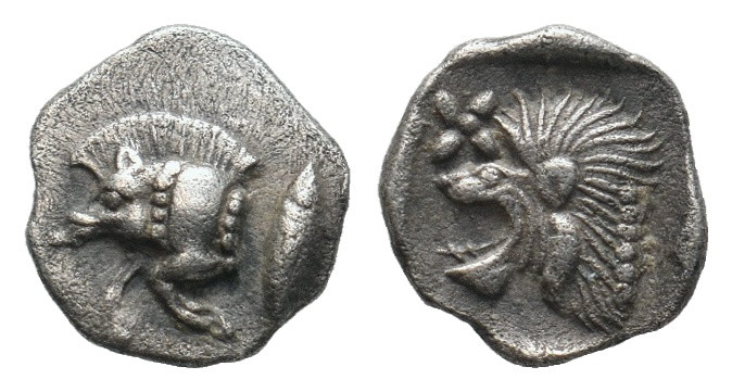 GREEK COIN. 0.41g 8.8m