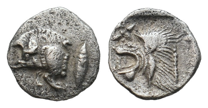 GREEK COIN. 0.38g 8.5m