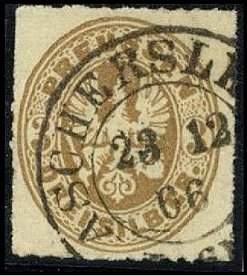 ALTDEUTSCHLAND. 
PREUSSEN- ORTSSTEMPEL. 
ASCHERSLE(BEN) 23 12 66 klar a. 3 Sgr...