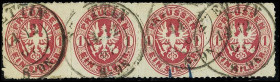 ALTDEUTSCHLAND. 
PREUSSEN- ORTSSTEMPEL. 
STETTIN K2 (4x) a. 1 Sgr. 4er Streifen. Mi. 16a. . 


Kab ⊙