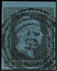 ALTDEUTSCHLAND. 
PREUSSEN- NUMMERNSTEMPEL. 
"107" Berlin Post-Sped. Amt IV, klar, zentr. a. 2 Sgr. schw. a. blau v.Oberrand, 2,7mm. Mi. 3. . 


K...