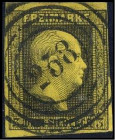 ALTDEUTSCHLAND. 
PREUSSEN- NUMMERNSTEMPEL. 
"238" Carlsruh (Schles.) zentr. klar a. 3 Sgr. schw. a. gelb voll- breitr. Mi. 4a. . 


Kab. ⊙