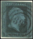 ALTDEUTSCHLAND. 
PREUSSEN- NUMMERNSTEMPEL. 
"397" Eupen (Belgien) zentr., klar a. 2 Sgr. blau voll-breitr. Mi. 3, Feuser 30,-, Grobe V 20,-. . 

...