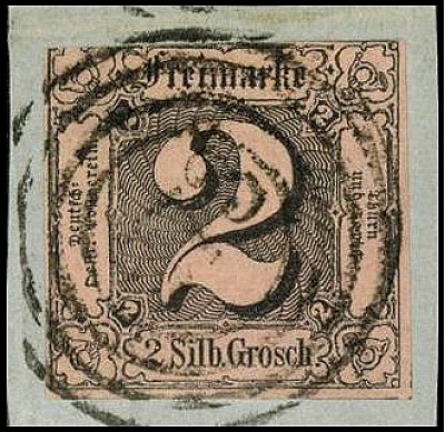 ALTDEUTSCHLAND. 
THURN UND TAXIS- NUMMERNSTEMPEL. 
"273" Gotha, zentrisch a. 2...