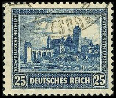 DEUTSCHES REICH. 
WEIMARER REPUBLIK 1923-1933. 
25 Pfg. Nothilfe 1930. Mi. 452...