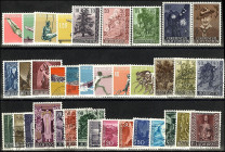 LIECHTENSTEIN. 
Jahrgänge 1957-1959 (Mi.gestempelt Mi.360-361, 369-370,374, 380, 386-388). Mi. 353-388 (194,-). . 


**