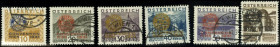 ÖSTERREICH. 
ÖSTERREICH - I. Republik. 
10 g- 1 S. (6) 1931 Rotary- Kongress (6), 40 g. raue Zähnung. Mi. 518-52 (400,-/200,-). . 


⊙