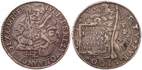 German States: Brunswick-Wolfenb&uuml;ttel- Herzogtum. Julius (1568-1589). Silver Reichstaler, 1589, Heinrichstadt, 28.73g. Half-length armoured bust ...