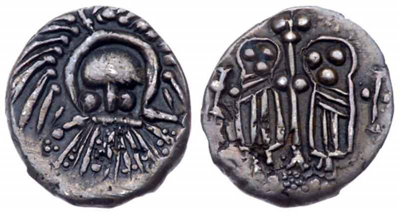 Anglo-Saxon, Secondary Sceattas. Silver Sceat (1.16 g), ca. 710-720/5. Type 30b....