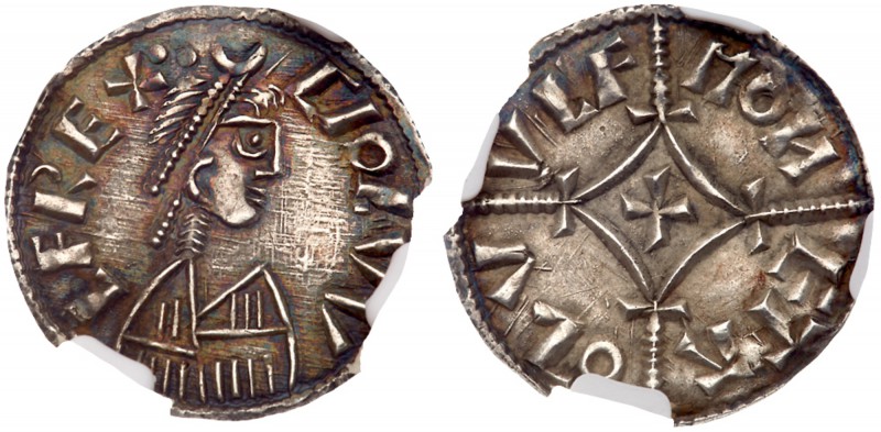 Ceolwulf II (874-880), Anglo-Saxon. Kings of Mercia. Silver Penny, 1.35g, moneye...