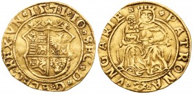 Transylvania
Gold Ducat/Aranyforint, 1571, 3.42g. Szeben/Hermannstadt. Crowned Arms. Rev. Facing Madonna and Child (Fr.275, Husz&aacute;r 41, Resch 8...