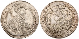 Georg Rakoczi II / R&aacute;k&oacute;czi Gy&ouml;rgy (1648-1660)
Silver Taler/Tall&eacute;r, 1656 NB, 28.87g. Nagyb&aacute;nya/Neustadt. GEOR.RAKO D:...