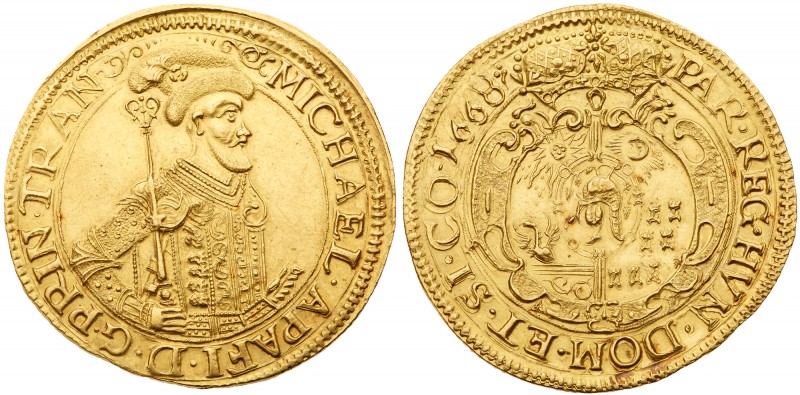 Michael Apafi / Apafi Mih&aacute;ly (1661-1690)
Gold 10 Ducat/10 Aranyforint, 1...