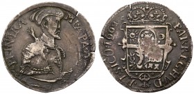 Michael Apafi / Apafi Mih&aacute;ly (1661-1690)
Silver Gulden/ &frac12; Tall&eacute;r, 1664 CB, 13.32g. Brass&oacute;/Kronstadt. MI x APA x D:G x (cr...