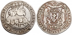 Wladislaw IV / Wladislaw IV Wasa (1632-1648)
Danzig. Taler/Talar gda?ski 1640 GR, 27.74g. Gda?sk/Danzig. Crowned, robed bust right. Rev. City-Arms su...