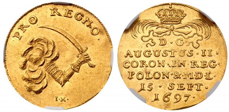 August II, "the Strong" / August II Mocny (1697-1706, 1709-1733)
Coronation Duc...