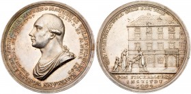 Livonia
In Honor of Mathias Wilhelm von Fischer, 1804. Silver Medal, 42mm. 27.7g. By Loos, Berlin. Draped bust of the Riga merchant left, flanked by ...