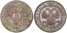 Switzerland: Basel. Double Taler, undated (c.1640). City arms surrounded by eight shields. MONETA * NOVA * VRBIS * BASILEENSIS, Rev. Double headed eag...