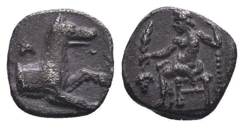 Greek Coins, AR Obol. 4th - 1st century B.C. AE
Reference:
Condition: Very Fin...