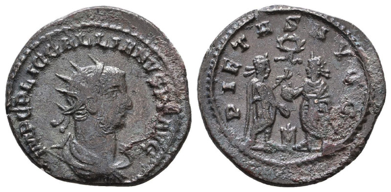 Vaballathus. A.D. 270-275. AE antoninianus
Reference:
Condition: Very Fine
We...