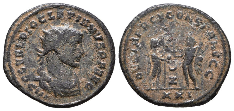 Diocletian. A.D. 284-305. AE antoninianus
Reference:
Condition: Very Fine
Wei...