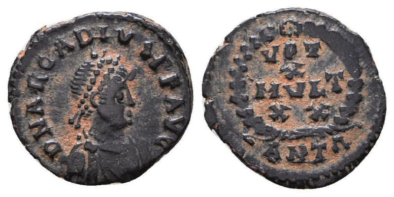 Arcadius. A.D. 383-408. AE 
Reference:
Condition: Very Fine
Weight: 0,9gr