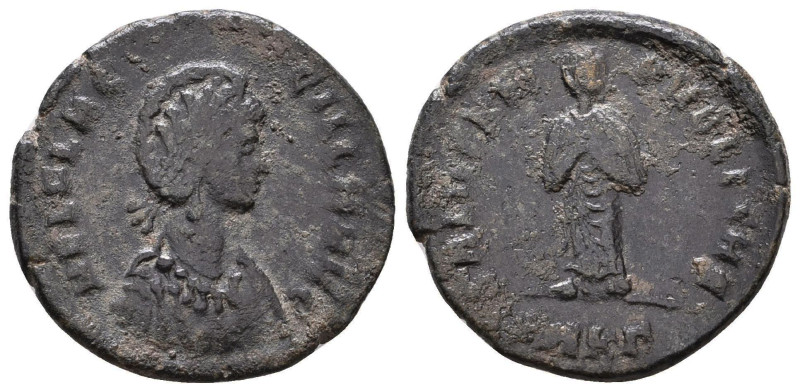 Aelia Flaccilla. Augusta, A.D. 379-386/8. AE
Reference:
Condition: Very Fine
...