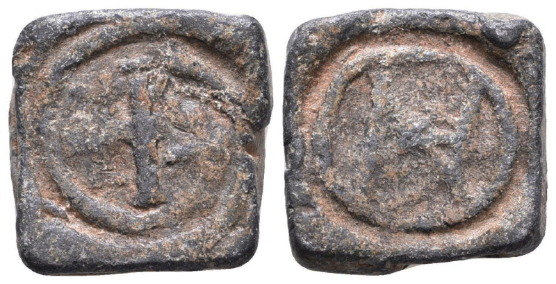 Byzantine Lead Seal. Circa 6th - 11th Century AD.
Reference:
Condition: Very F...